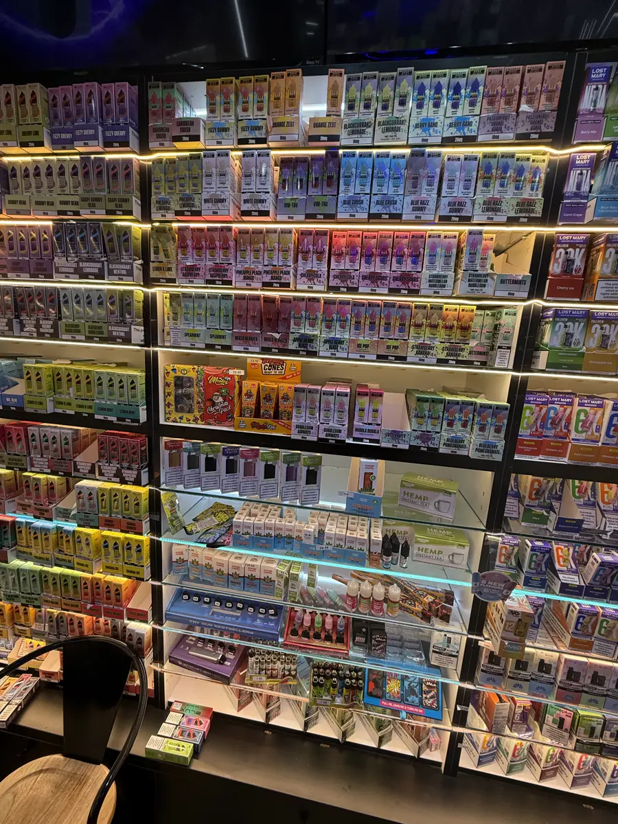 Floor-to-ceiling flavour wall